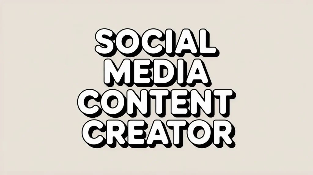 Social Media Content Creator