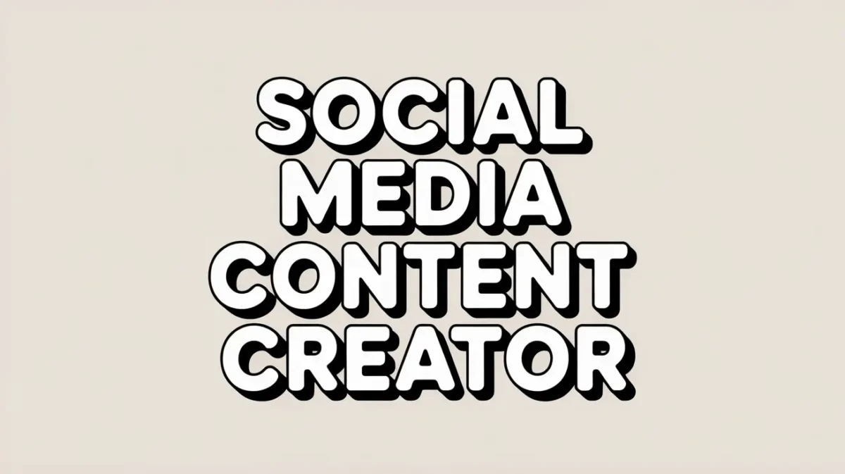 Social Media Content Creator